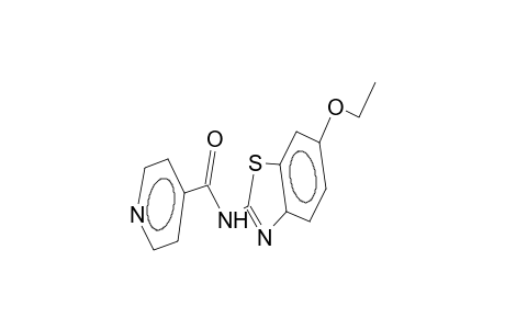 2-(4-pyridylcarbamido)-6-ethoxybenzo-1,3-thiazole
