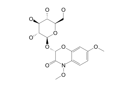 (2R)-2-BETA-D-GLUCOPYRANOSYLOXY-4,7-DIMETHOXY-2H-1,4-BENZOXAZIN-3(4H)-ONE