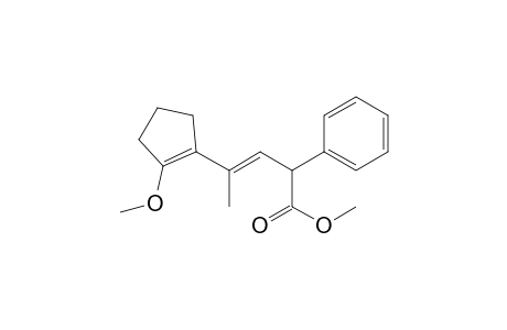 Methyl 2-phenyl-4-[2-(methoxy)cyclopenten-1-yl]pent-3-enoate
