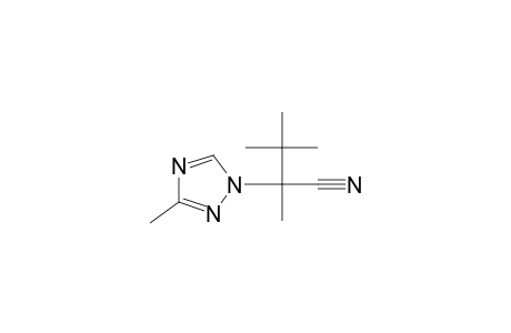 2,3,3-Trimethyl-2-(3-methyl-1,2,4-triazol-1-yl)butanenitrile