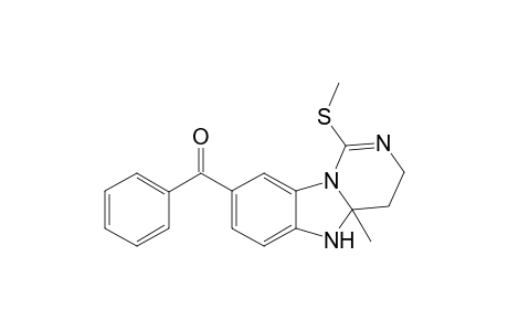 3,4,4a,5-tetrahydro-8-benzoyl-1-(S-methyl)-4a-methylpyrimido[1,6-a]benzimidazole