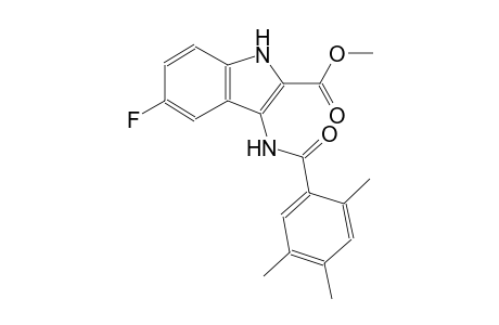 methyl 5-fluoro-3-[(2,4,5-trimethylbenzoyl)amino]-1H-indole-2-carboxylate