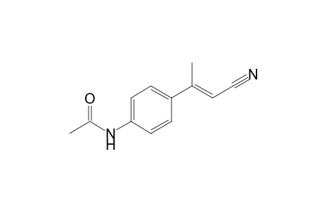 (E)-N-(4-(1-Cyanoprop-1-en-2-yl)phenyl)acetamide