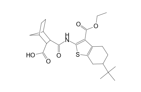 3-({[6-tert-butyl-3-(ethoxycarbonyl)-4,5,6,7-tetrahydro-1-benzothien-2-yl]amino}carbonyl)bicyclo[2.2.1]heptane-2-carboxylic acid
