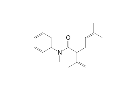 N,5-Dimethyl-N-phenyl-2-isopropenyl-4-hexenamide