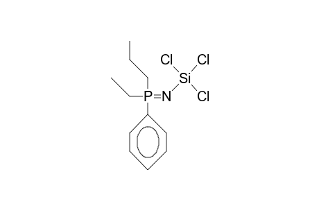 (Trichloro-silylimino)-ethyl-phenyl-propyl-phosphorane