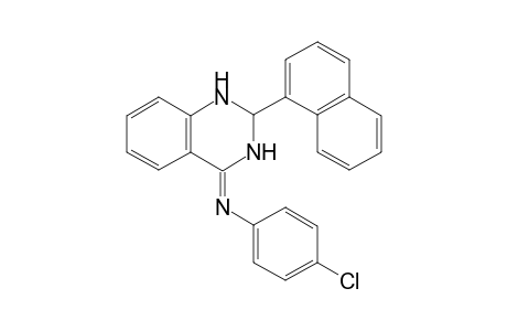 (Z)-4-Chloro-N-(2-(naphthalen-1-yl)-2,3-dihydroquinazolin-4(1H)-ylidene)aniline