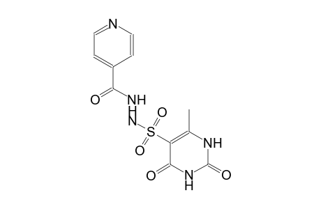 5-pyrimidinesulfonic acid, 1,2,3,4-tetrahydro-6-methyl-2,4-dioxo-, 2-(4-pyridinylcarbonyl)hydrazide