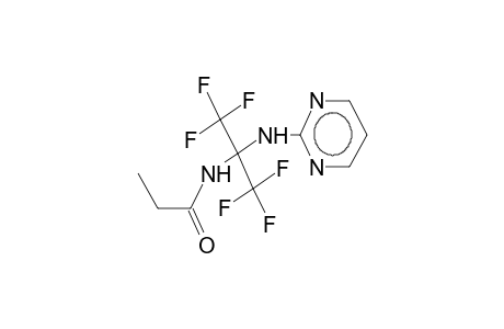 2-(2-pyrimidinyl)amino-2-propanamido-1,1,1,3,3,3-hexafluoropropane