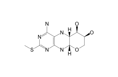 (3S,4R,4AR,10AS)-6-AMINO-3,4,4A,5,10,10A-HEXAHYDRO-8-(METHYLTHIO)-2H-PYRANO-[3,2-G]-PTERIDIN-3,4-DIOL