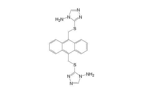 9,10-Bis(4-amino-1,2,4-triazol-3-ylsulfanylmethyl)anthracene