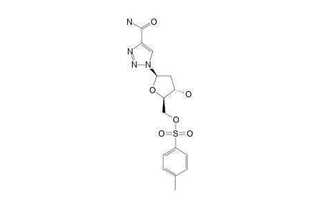 1-(2'-DEOXY-BETA-D-ERYTHRO-PENTOFURANOSYL)-(1H)-1,2,3-TRIAZOLE-4-CARBOXAMIDE-5'-TOSYLATE