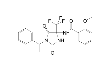 Benzamide, N-[2,5-dioxo-1-(1-phenylethyl)-4-(trifluoromethyl)-4-imidazolidinyl]-2-methoxy-