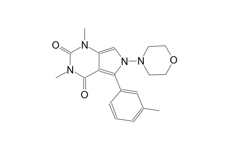 1,3-dimethyl-5-(3-methylphenyl)-6-(4-morpholinyl)-1H-pyrrolo[3,4-d]pyrimidine-2,4(3H,6H)-dione