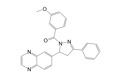 quinoxaline, 6-[4,5-dihydro-1-(3-methoxybenzoyl)-3-phenyl-1H-pyrazol-5-yl]-