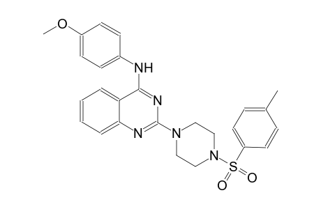 N-(4-methoxyphenyl)-2-{4-[(4-methylphenyl)sulfonyl]-1-piperazinyl}-4-quinazolinamine