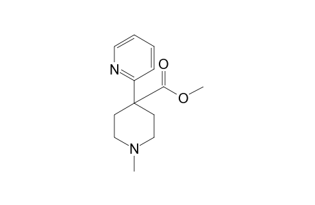 1-methyl-4-(2-pyridyl)isonipecotic acid, methyl ester