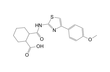 2-({[4-(4-methoxyphenyl)-1,3-thiazol-2-yl]amino}carbonyl)cyclohexanecarboxylic acid