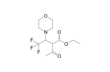 2-Acetyl-4,4,4-trifluoro-3-(4-morpholinyl)butanoic acid ethyl ester