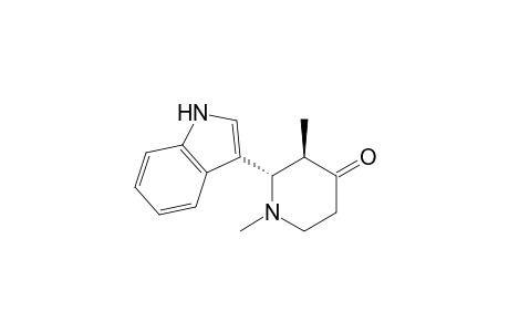 (2S,3R)-2-(1H-indol-3-yl)-1,3-dimethyl-4-piperidinone