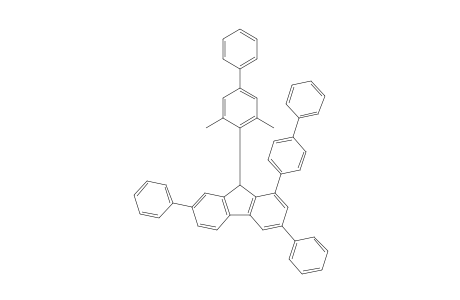 1-(Biphenyl-4'-yl)-3,7-diphenyl-9-(2',6'-dimethyl-4'-phenylphenyl)-fluorene