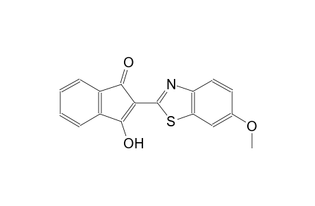 1H-inden-1-one, 3-hydroxy-2-(6-methoxy-2-benzothiazolyl)-