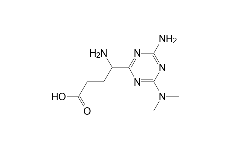 1,3,5-Triazine-2-butanoic acid, .gamma.,4-diamino-6-(dimethylamino)-