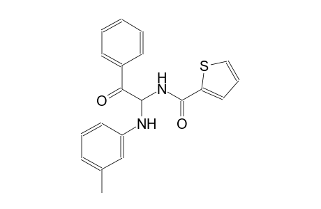 2-thiophenecarboxamide, N-[1-[(3-methylphenyl)amino]-2-oxo-2-phenylethyl]-