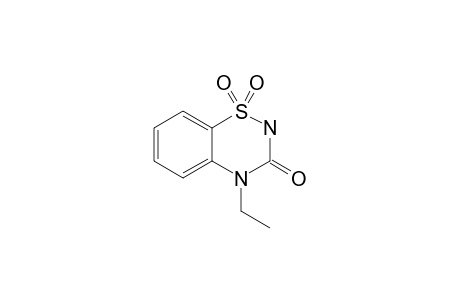 4-ETHYL-3,4-DIHYDRO-2H-1,2,4-BENZOTHIADIAZIN-3-ON-1,1-DIOXIDE