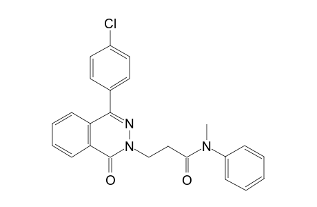 2-Phthalazinepropanamide, 4-(4-chlorophenyl)-1,2-dihydro-N-methyl-1-oxo-N-phenyl-