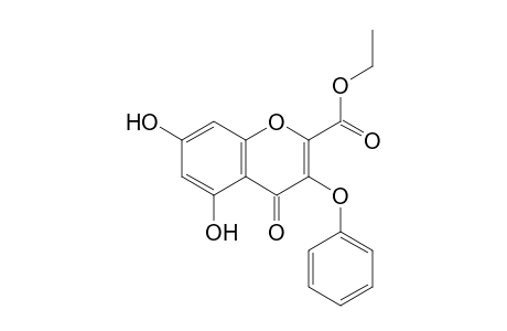 Ethyl 5,7-dihydroxy-4-oxo-3-phenoxychromene-2-carboxylate