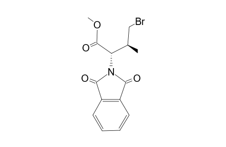 (2S,3S)-4-bromo-2-(1,3-dioxo-2-isoindolyl)-3-methylbutanoic acid methyl ester