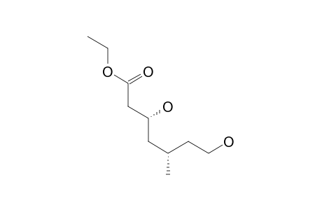 Ethyl (3R,5S)-3,7-dihydroxy-5-methylheptanoate