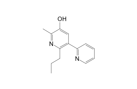2-Methyl-6-propyl-5-(2-pyridinyl)-3-pyridinol