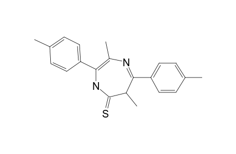 3,6-DIMETHYL-2,5-DI-PARA-TOLYL-1H-1,4-DIAZEPINE-7(6H)-THIONE;MAJOR-ISOMER