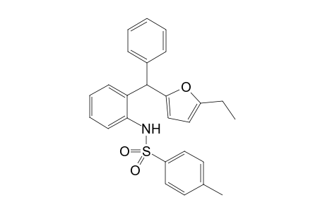 4-Methyl-N-{2-[(5-ethylfuran-2-yl)(phenyl)methyl]phenyl}benzenesulfonamide