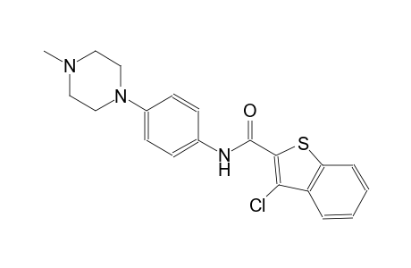 3-chloro-N-[4-(4-methyl-1-piperazinyl)phenyl]-1-benzothiophene-2-carboxamide