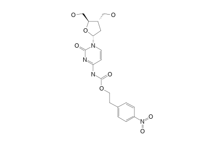 1-[2',3'-DIDEOXY-3'-C-(HYDROXYMETHYL)-ALPHA-D-ERYTHRO-PENTOFURANOSYL]-4-N-(PARANITROPHENYLETHOXYCARBONYL)-CYTOSINE