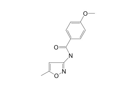 4-methoxy-N-(5-methyl-1,2-oxazol-3-yl)benzamide
