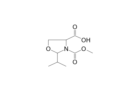 2-Isopropyl-3-(methoxycarbonyl)-1,3-oxazolidine-4-carboxylic acid
