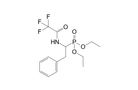 Diethyl 1-(N-Trifluoroacetylamino)2-phenylethylphosphonate
