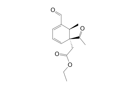(1-Acetyl-5-formyl-6-methylcycvlohexa-2,4-dienyl)acetic Acid Ethyl Ester