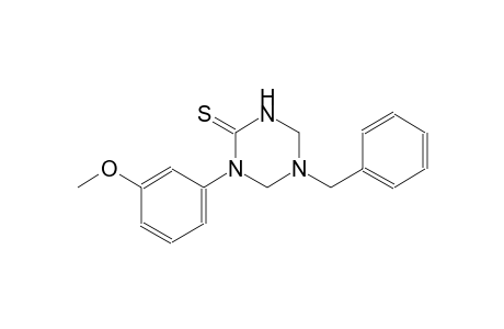 5-benzyl-1-(3-methoxyphenyl)tetrahydro-1,3,5-triazine-2(1H)-thione