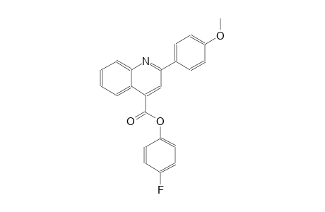 4-fluorophenyl 2-(4-methoxyphenyl)-4-quinolinecarboxylate