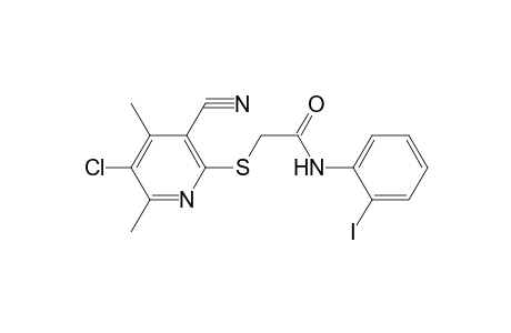 Acetamide, 2-[(5-chloro-3-cyano-4,6-dimethyl-2-pyridinyl)thio]-N-(2-iodophenyl)-