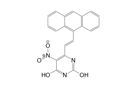 6-[(E)-2-(9-anthryl)ethenyl]-5-nitro-2,4-pyrimidinediol