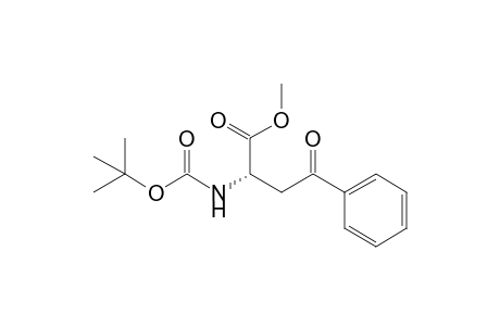 (2S)-Methyl 2-(N-tert-butoxycarbonylamino)-4-oxo-4-phenylbutanoate