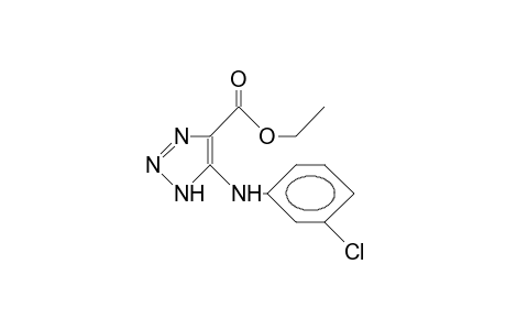 5-(3-Chloro-anilino)-1,2,3-triazole-4-carboxylic acid, ethyl ester
