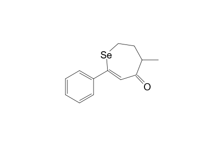5-Methyl-2-phenyl-6.7-dihydro-5H-selenepin-4-one