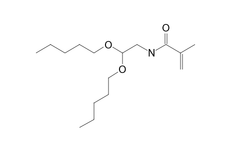 N-[2,2-BIS-(PENTYLOXY)-ETHYL]-2-METHYLPROP-2-ENAMIDE;METHACRYLAMIDO-ACETALDEHYDE-DI-N-PENTYLACETAL